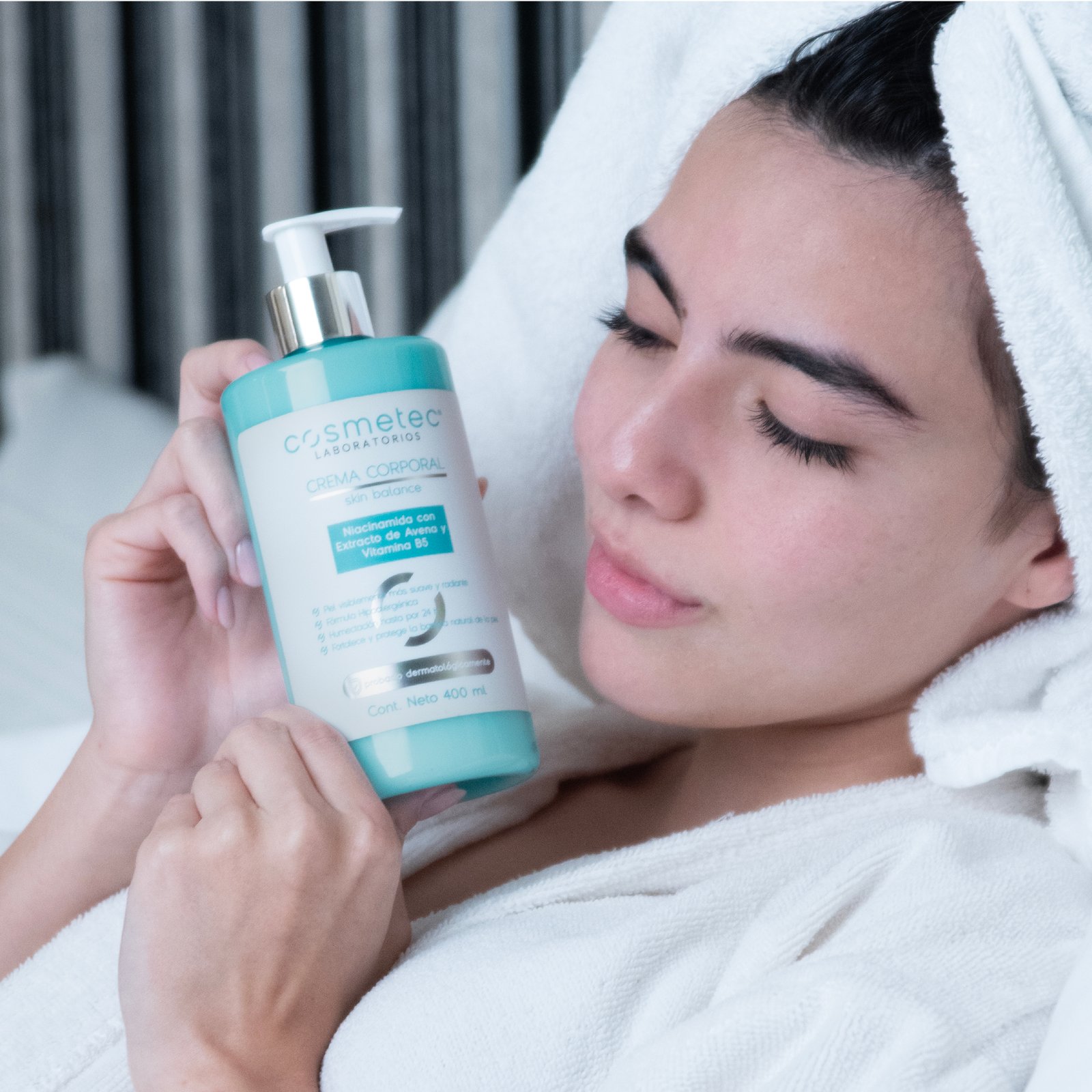 Uso de la crema corporal Skin Balance